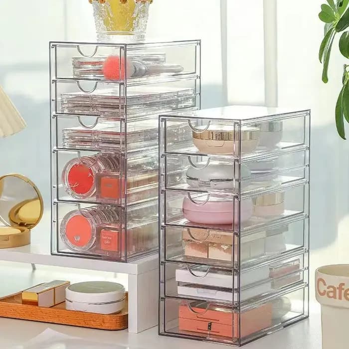 Boîte de rangement pour palette de fards à paupières en acrylique