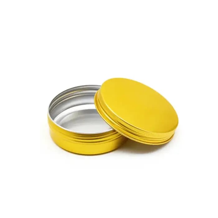 Boîte en aluminium dorée de 5g à 60g