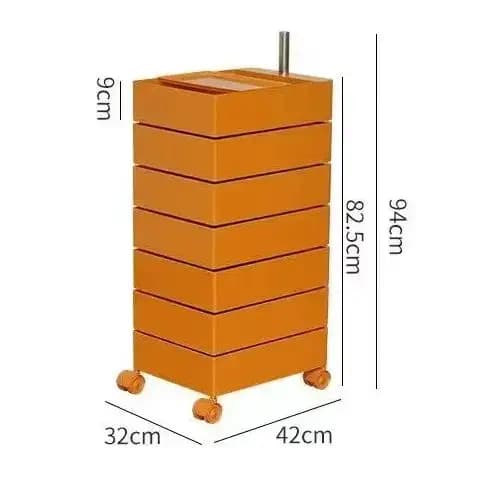 Meuble de rangement mobile à tiroirs