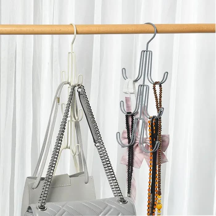 1 pièces cintre rotatif chapeau cravate ceinture sac crochets de rangement cintre multi-fonctionnel