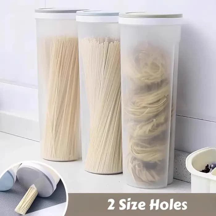 Boîte de rangement moderne en plastique pour nouilles longues