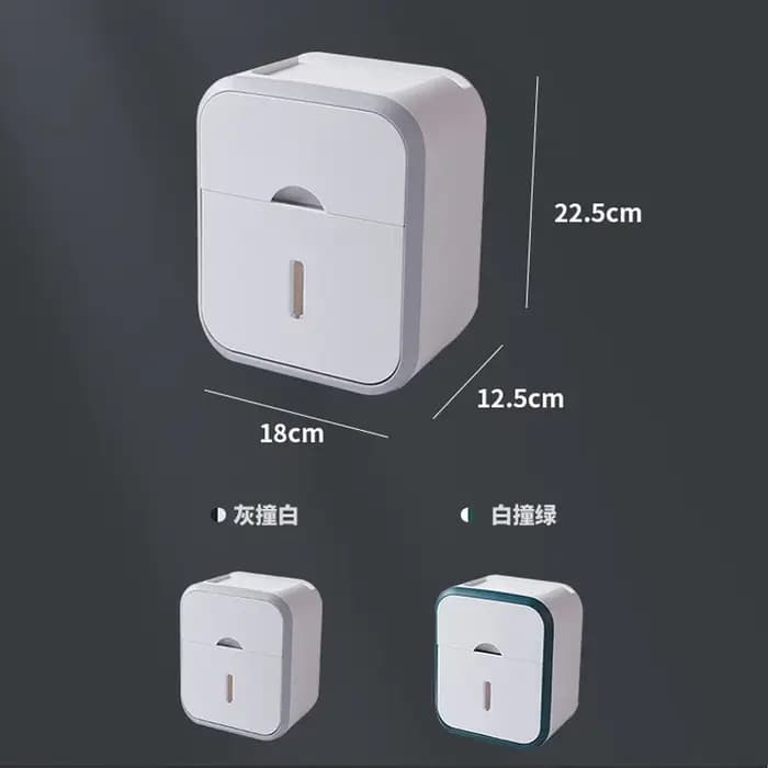 Porte-rouleau de papier toilette avec fenêtre de visualisation