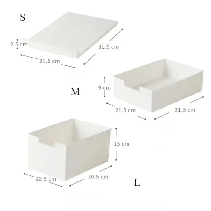Organisateur de tiroir d'armoire coulissant Portable