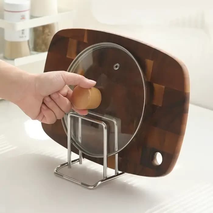 Support de planche à découper en acier inoxydable