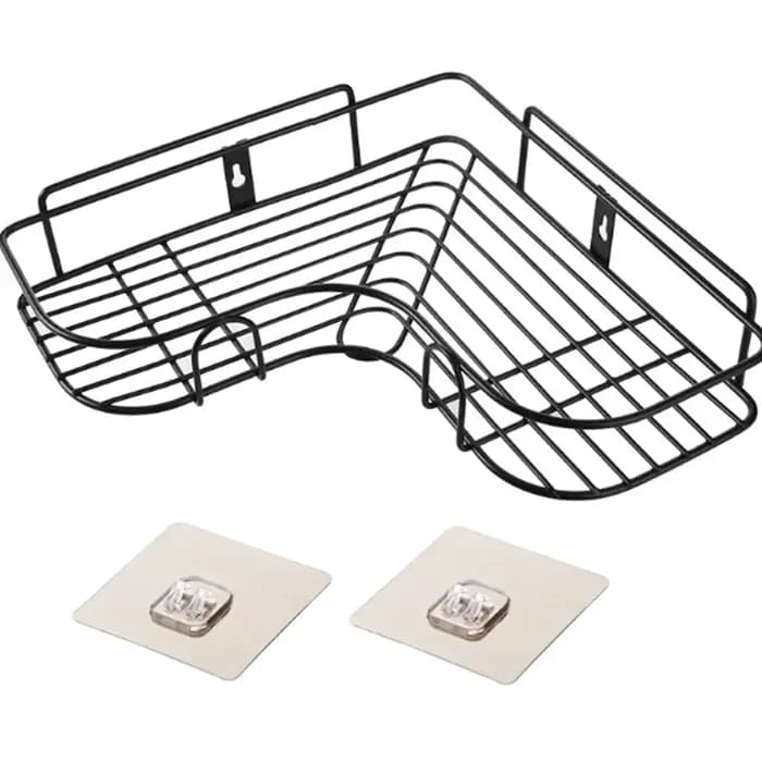 Étagère murale triangulaire en acier inoxydable