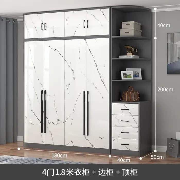 Armoire De luxe moderne gain De place enfants Organization De la maison