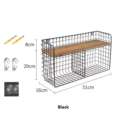 Rangement en fer T1 à double couche, étagère de rangement solaire pour bureau de cuisine de chevet, 