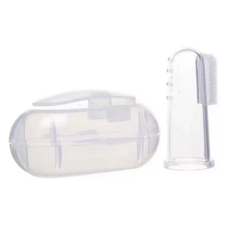 Boîte de brosse à dents en Silicone souple pour bébé, mignon, pour enfants, Massage transparent, bro