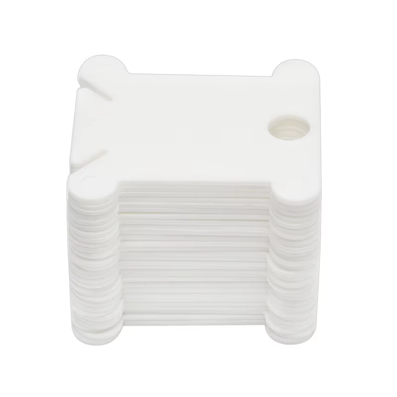 Porte-fil à broder en plastique, canette artisanale, support de rangement pour point de croix, carte