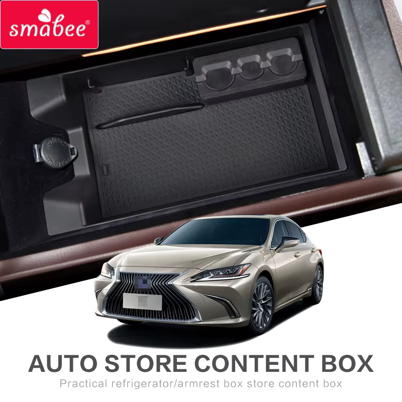 Smabee-Boîte de rangement pour accoudoir LEXUS, accessoires de rangement intérieurs, convient aux mo