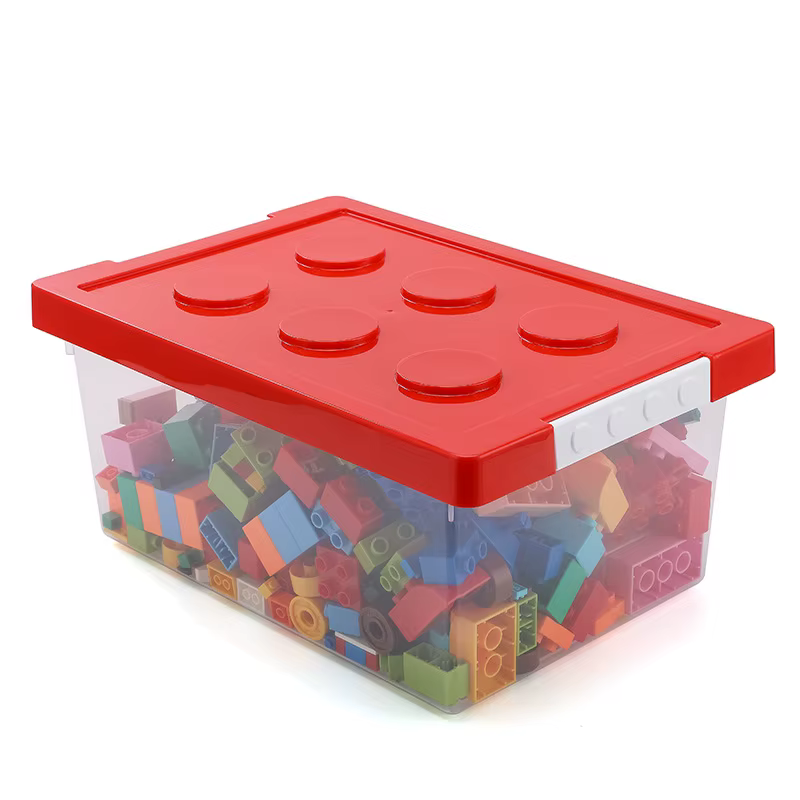 Boîte de rangement de blocs de construction pour enfants, organisateur de jouets, boîtier de blocs e