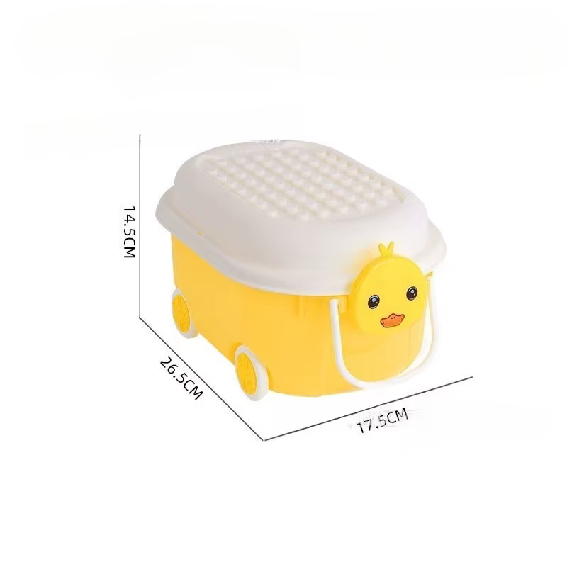 Boîte de rangement de jouets de dessin animé, organisateur pour enfants, boîte de rangement de vêtem