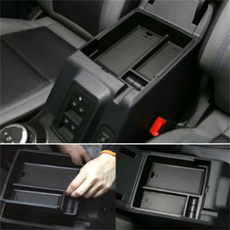Boîte de rangement pour accoudoir de voiture, console centrale, conteneur de rangement, accessoires 