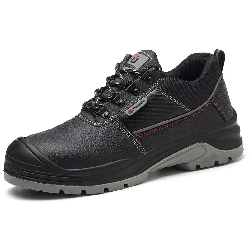 Chaussures de travail à bout en acier pour hommes, chaussures de sécurité antistatiques résistantes 