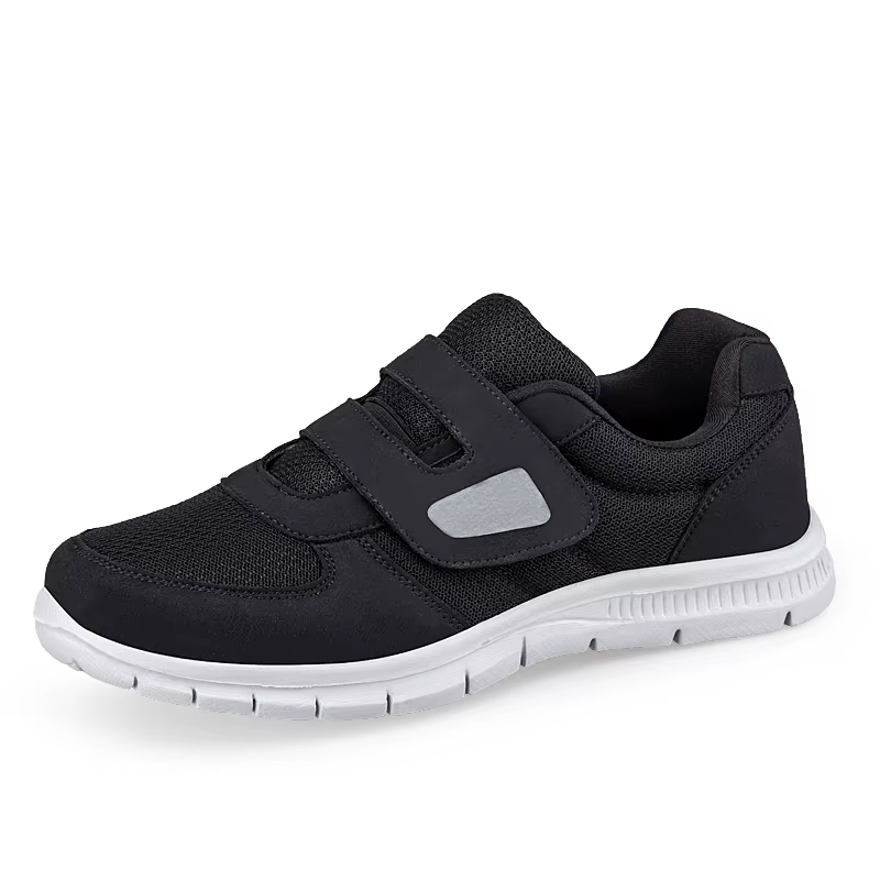 Chaussures orthopédiques pour diabétiques à la mode pour pieds larges et gonflés, réglage de l'évers