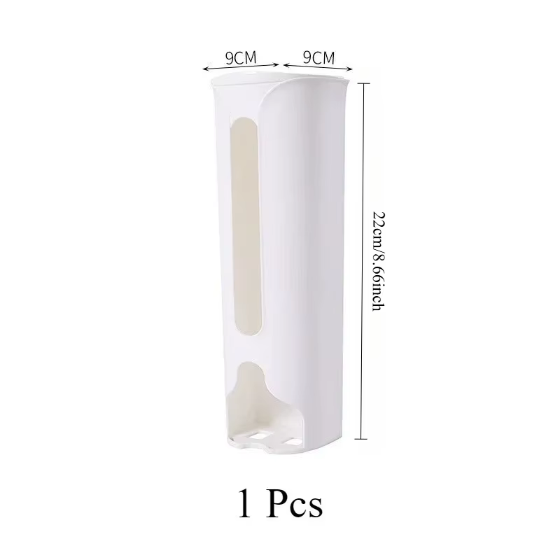 Boîte de rangement murale pour sacs poubelles, sous-vêtements, chaussettes et déchets domestiques, c
