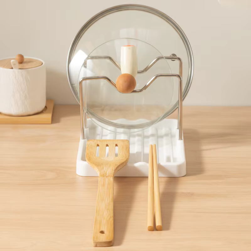 Support de support de couvercle de casserole de cuisine, peut contenir 2 couvercles de casseroles, o