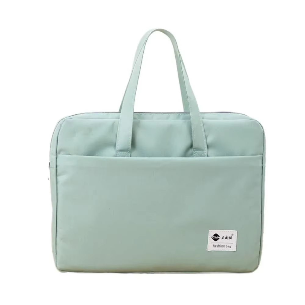 Sac de rangement de documents de grande capacité, sac de rangement de livres à Double couche en tiss