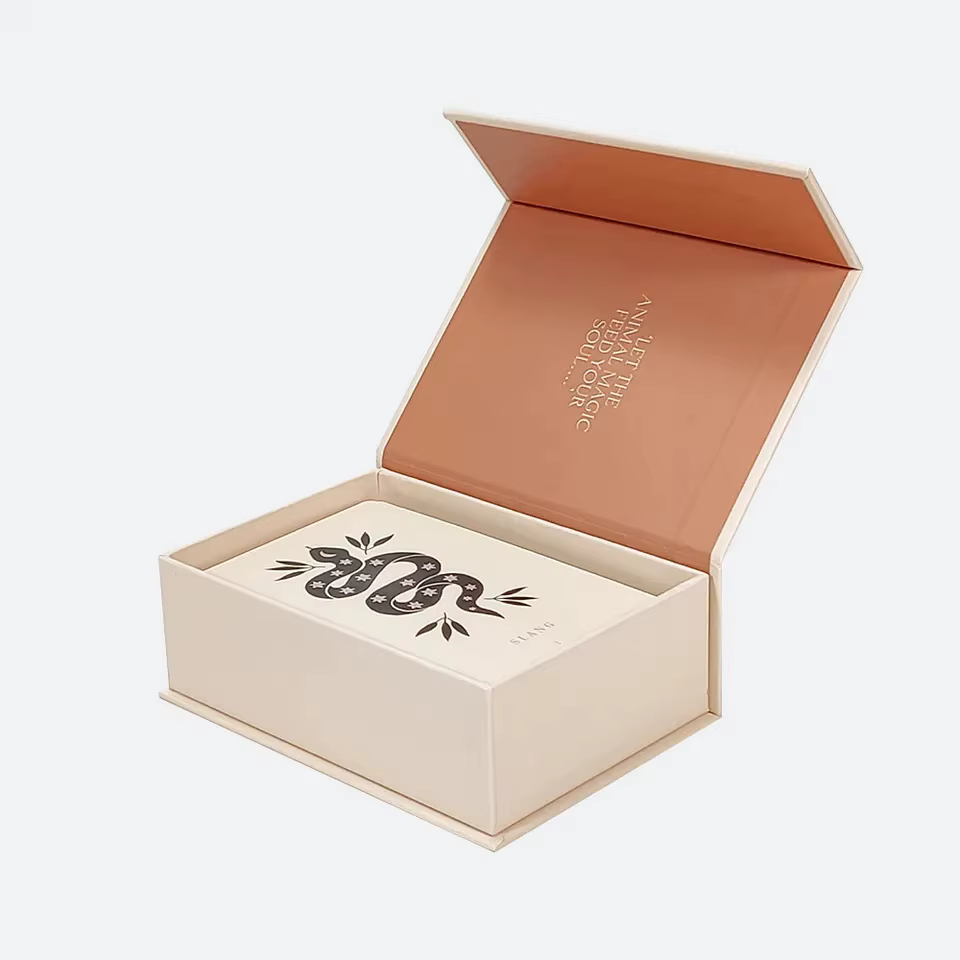 Boîte à cosmétiques en papier pailmétrage doré, emballage de cuillère à soupe, boîte-cadeau de marqu