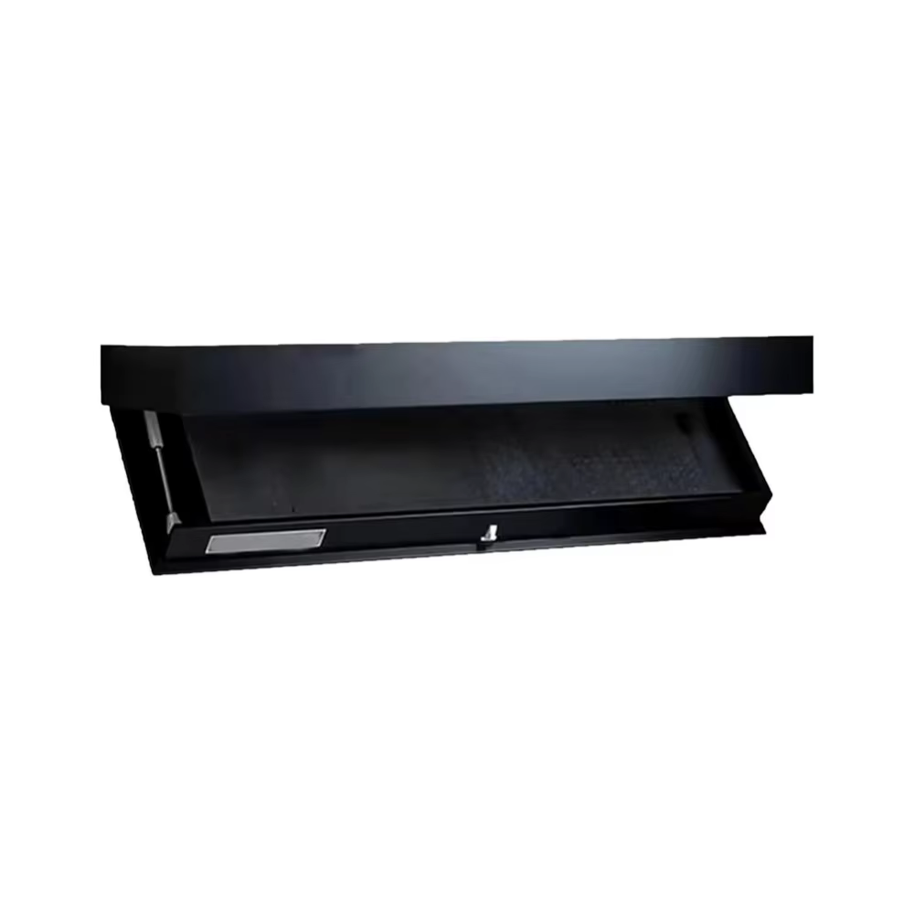 Étagère murale flottante décorative en bois couleur unie avec compartiment secret, gain de place et 