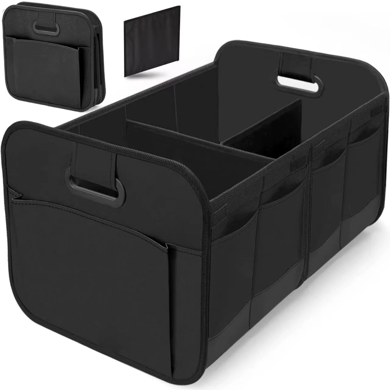 Boîte de rangement de voiture, boîte de rangement en tissu Oxford, boîte de rangement de coffre, gra