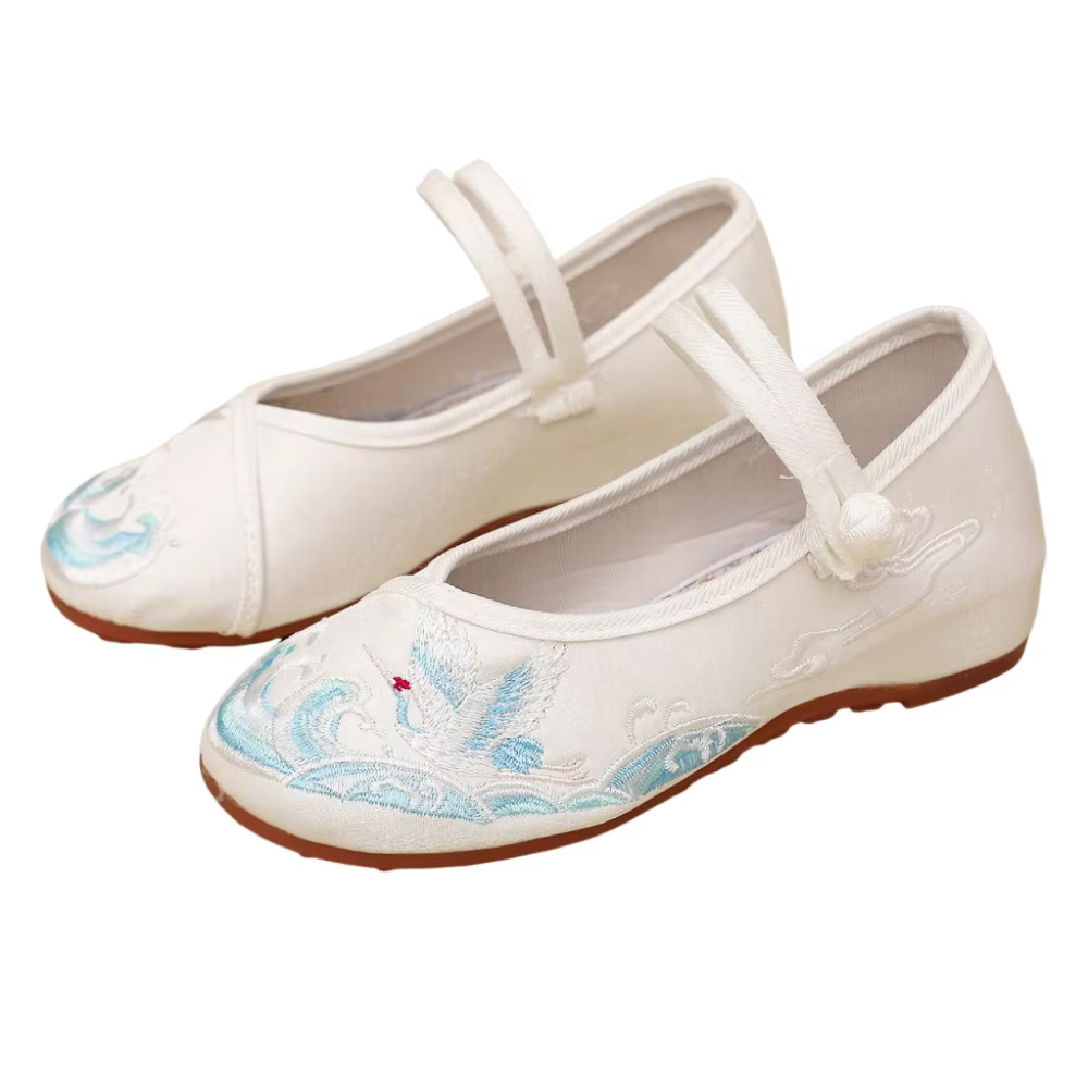 Chaussures de danse pour filles de style chinois, semelle souple, résistantes à l'usure, chaussures 