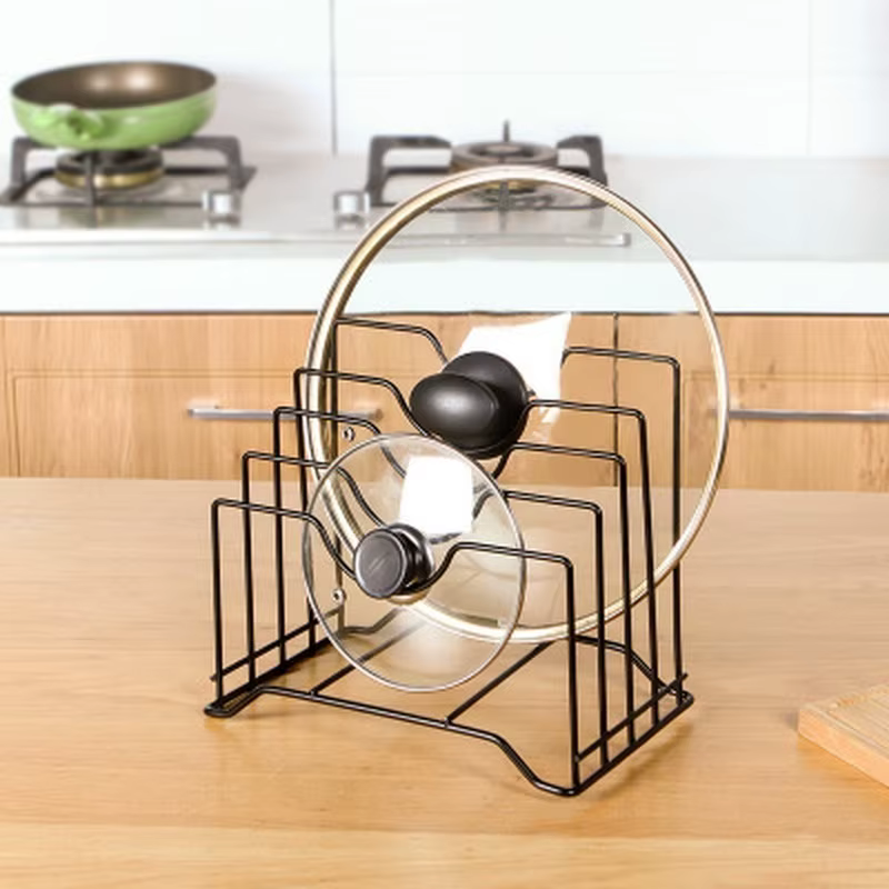 Support de couvercle de casserole, 1 pièce, support de couvercle de casserole, support de garde-mang