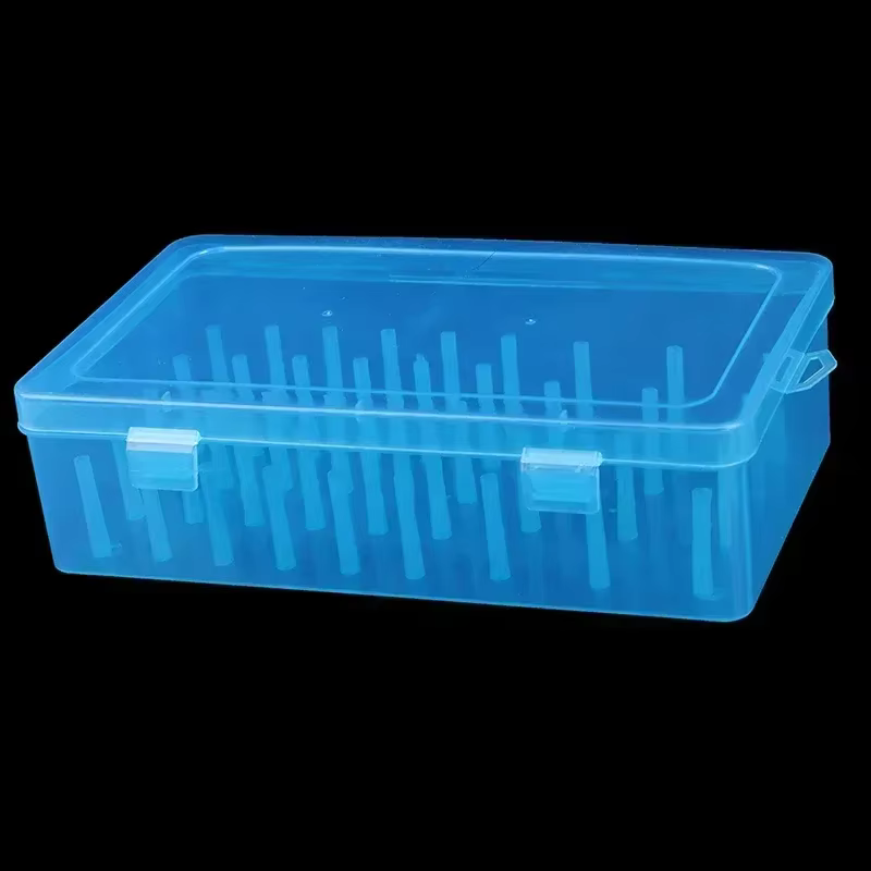 Boîte de rangement de fil à coudre, 24 bobines, 42 pièces, mallette de transport de bobine, support 