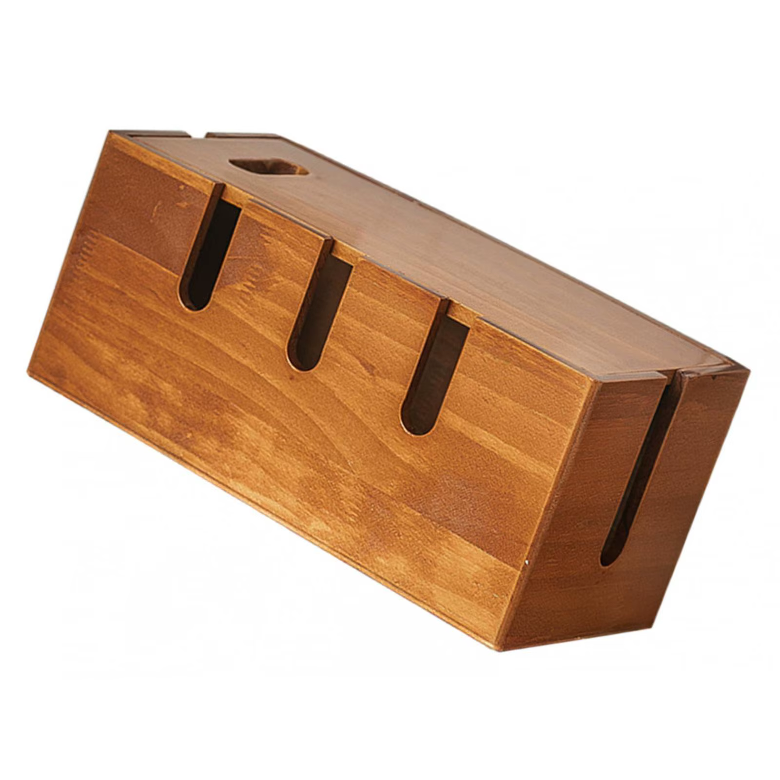 Boîte de gestion de câbles, cachette, organisateur de câbles en bois pour boîte de câbles d'alimenta