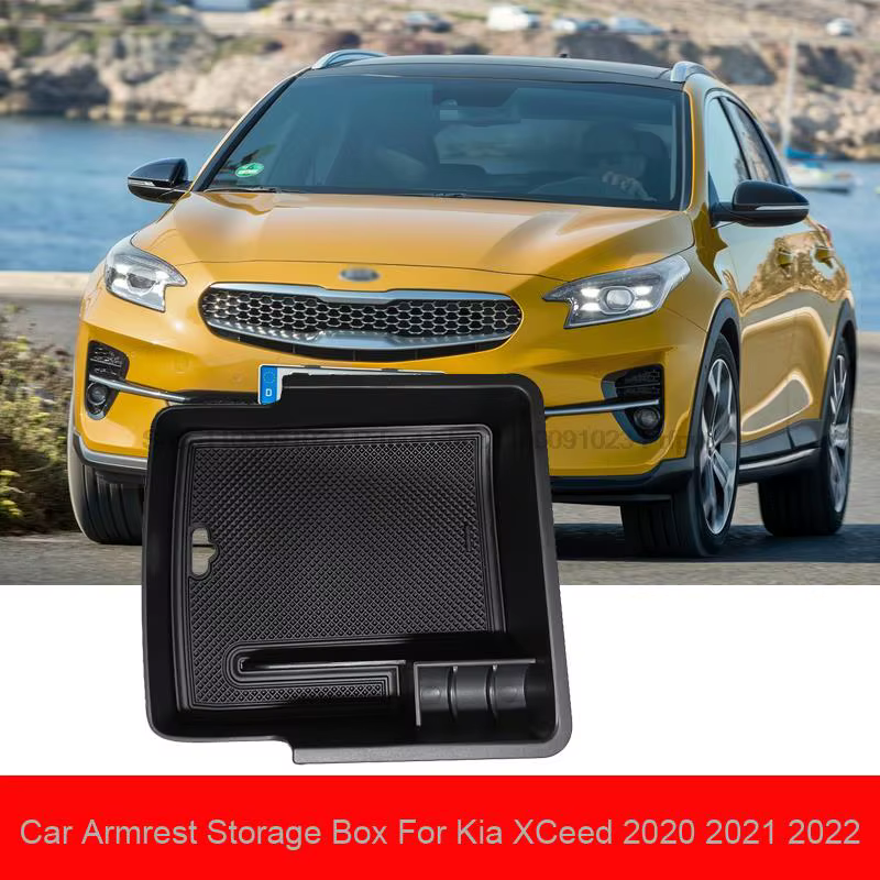 Boîte de rangement d'accoudoir de voiture pour Kia XCeed 2019 2020 2021 2022, conteneur de commande 