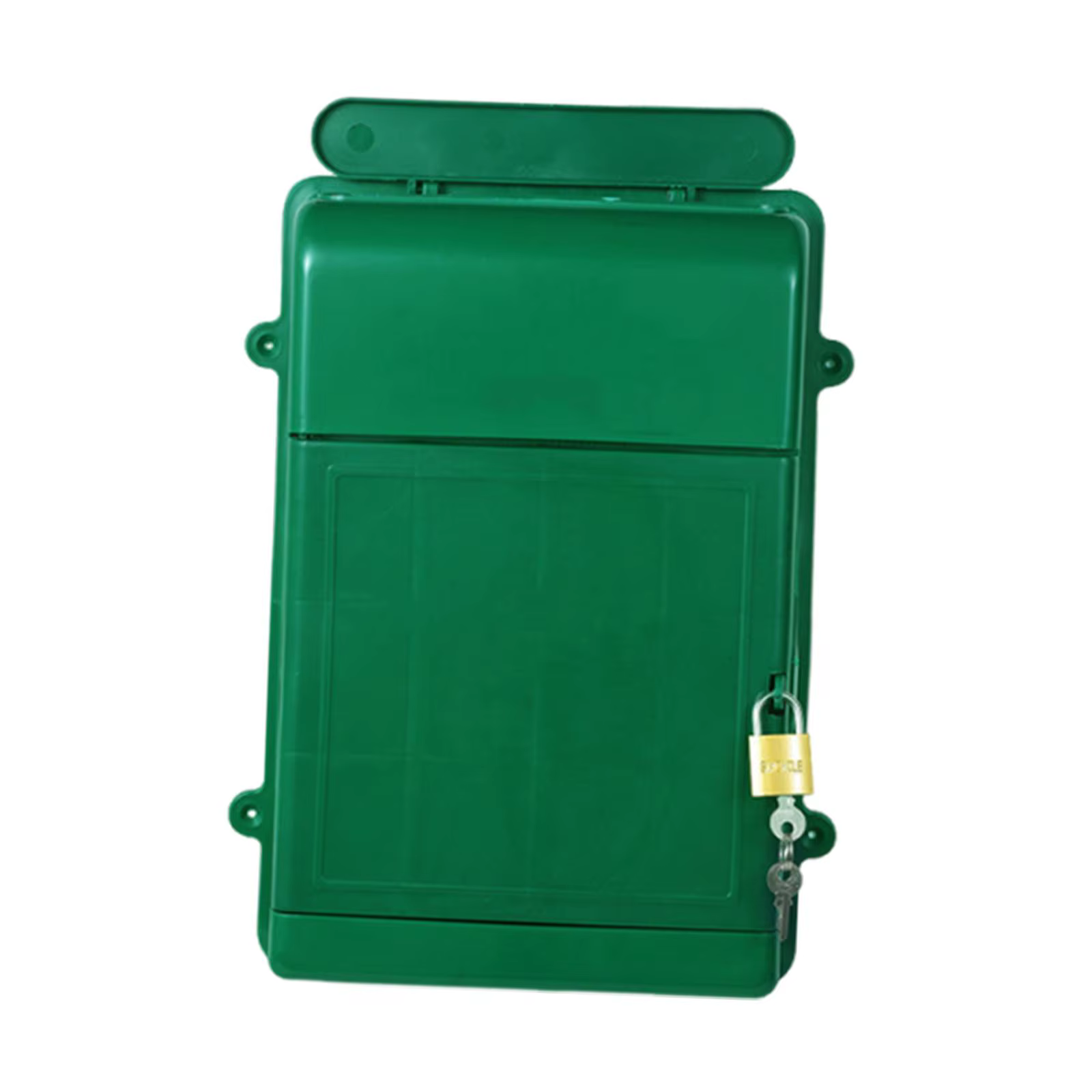 Boîte aux lettres murale avec serrure, boîte à lettres en plastique, organisateur de courrier, boîte