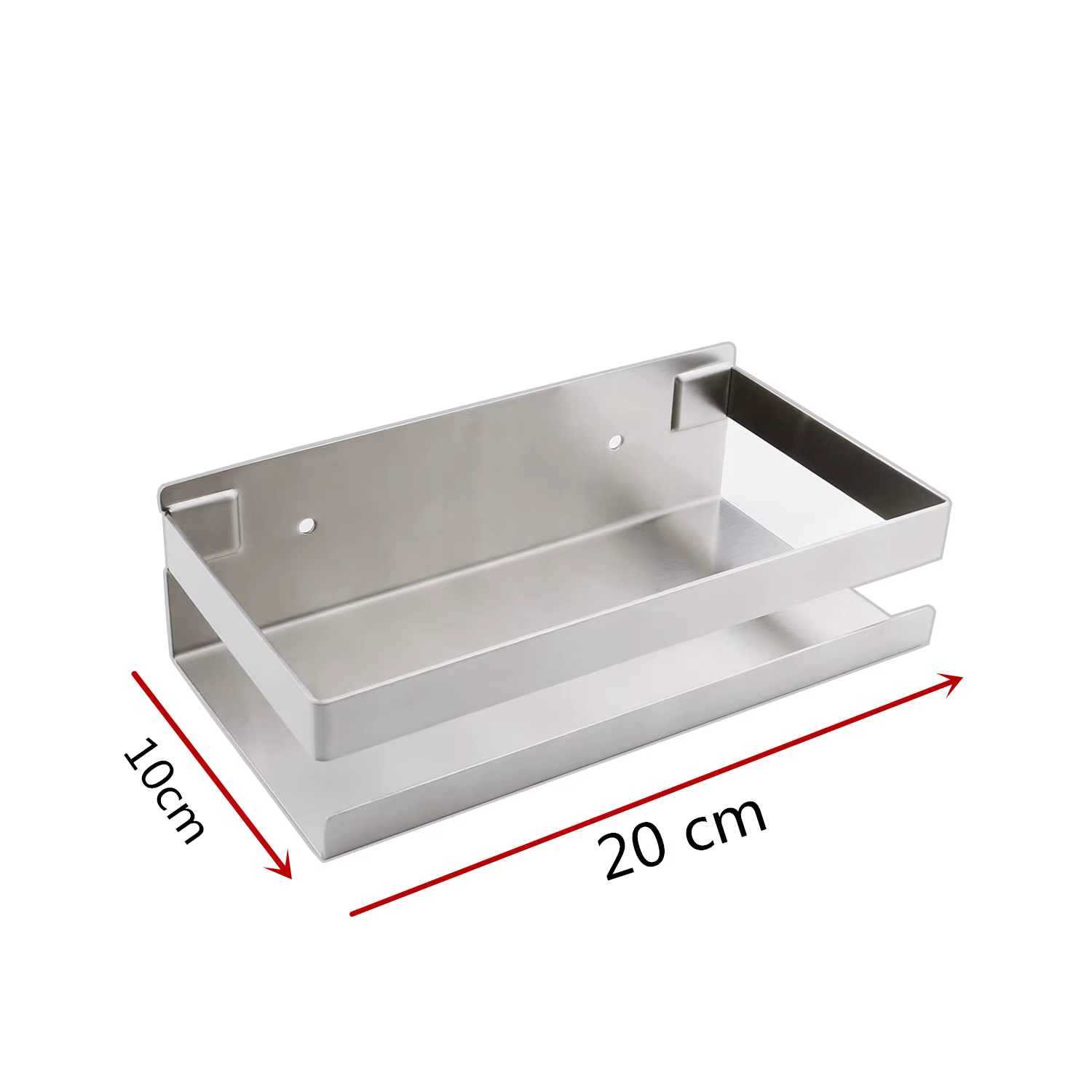 Étagère de salle de bain en acier inoxydable 304, support de douche, étagère d'angle carrée, organis