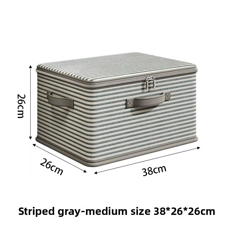 Boîte de rangement pour vêtements, grande capacité, pliable, empilable, spéciale pour les vêtements 