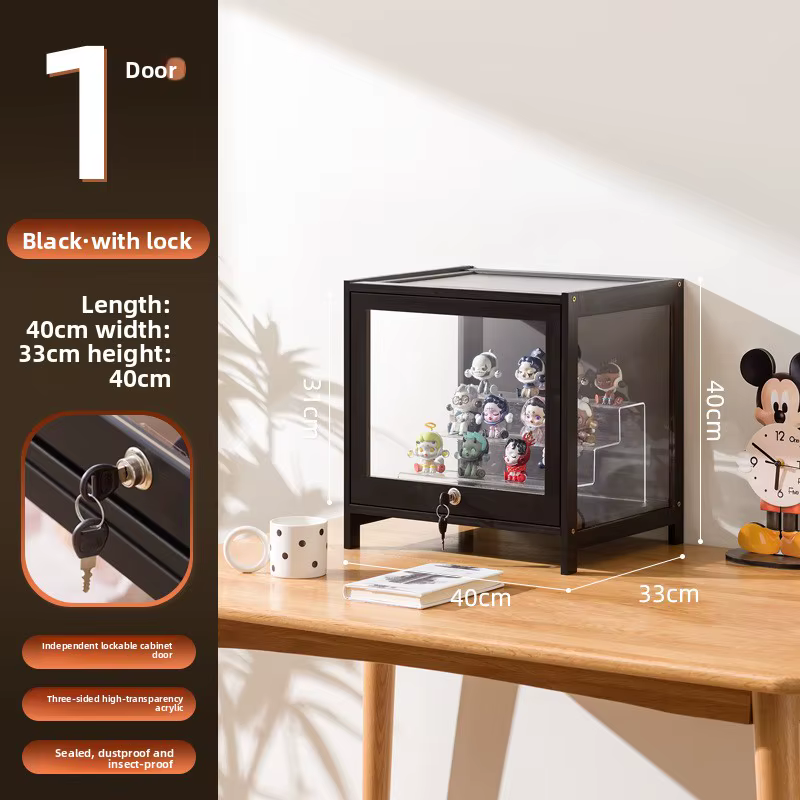 Boîte de rangement robuste pour figurines, vitrine de présentation Lego pleine hauteur pour salon, a