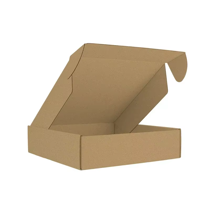 Boîtes en carton ondulé marron, 10 pièces, emballage cadeau, boîtes en carton, boîtes d'avion rectan