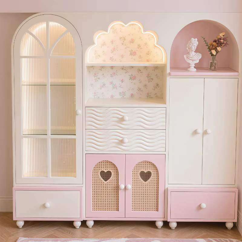 Organiser étagère Salon armoires Salon étagères debout maison armoire vitrine américain Muebles Hoga