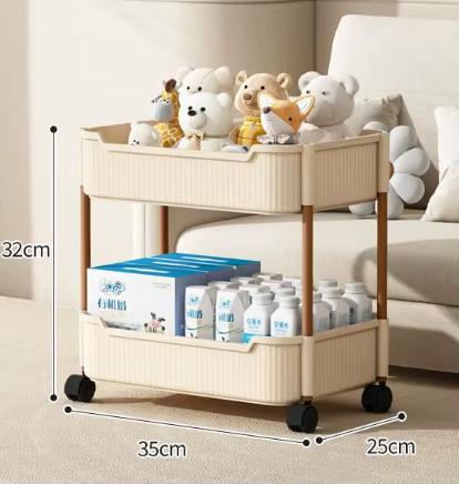 Support de rangement Mobile, chariot de cuisine, salle de bains, chambre à coucher, support de stock