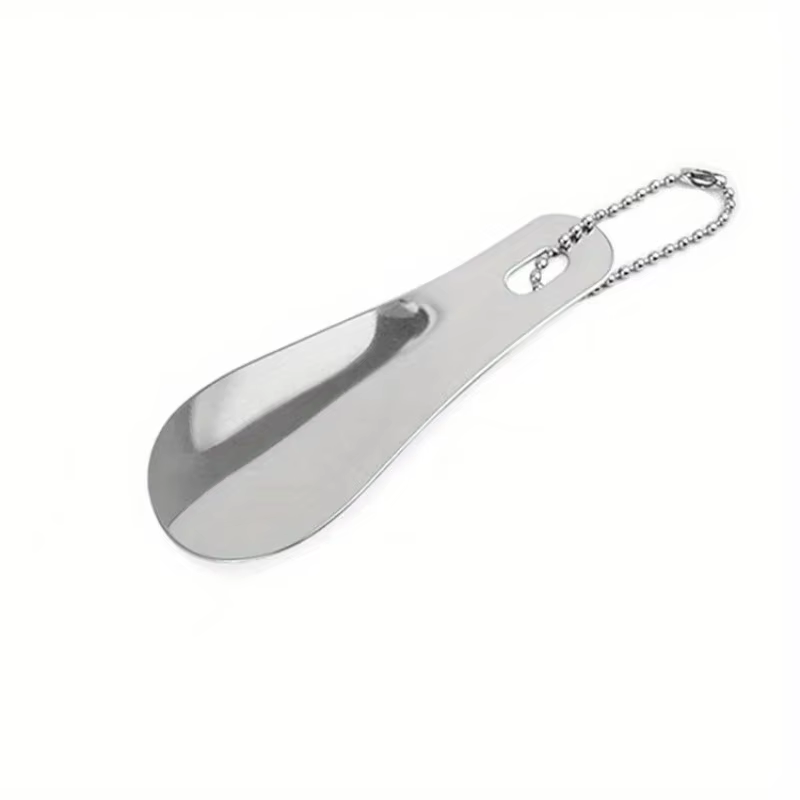 Chausse-pied métallique en acier inoxydable, chausse-pied portable, aide au port des chaussures, ess