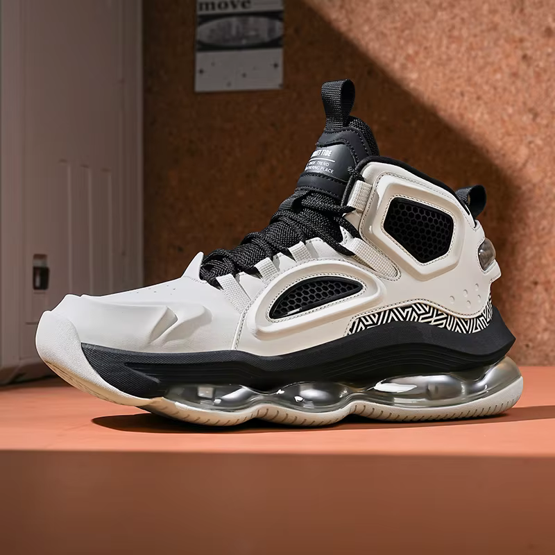 Chaussures de basket-ball pour hommes, respirantes, antidérapantes, portables, pour course à pied, e