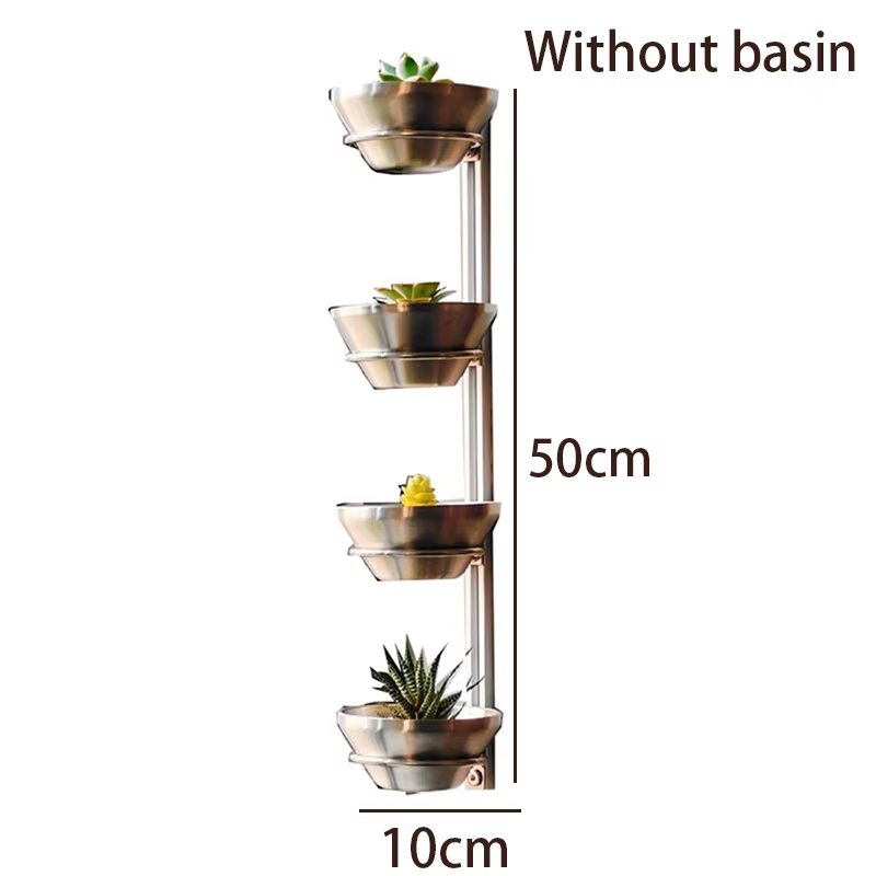 Étagères pour plantes de terrasse, Pots de plantes succulentes d'intérieur, étagère murale flottante