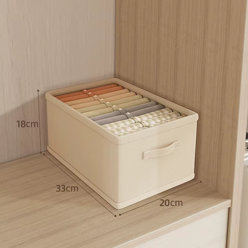 Organisateur de vêtements : Boîte de rangement pour pantalons, jeans, sous-vêtements, soutiens-gorge