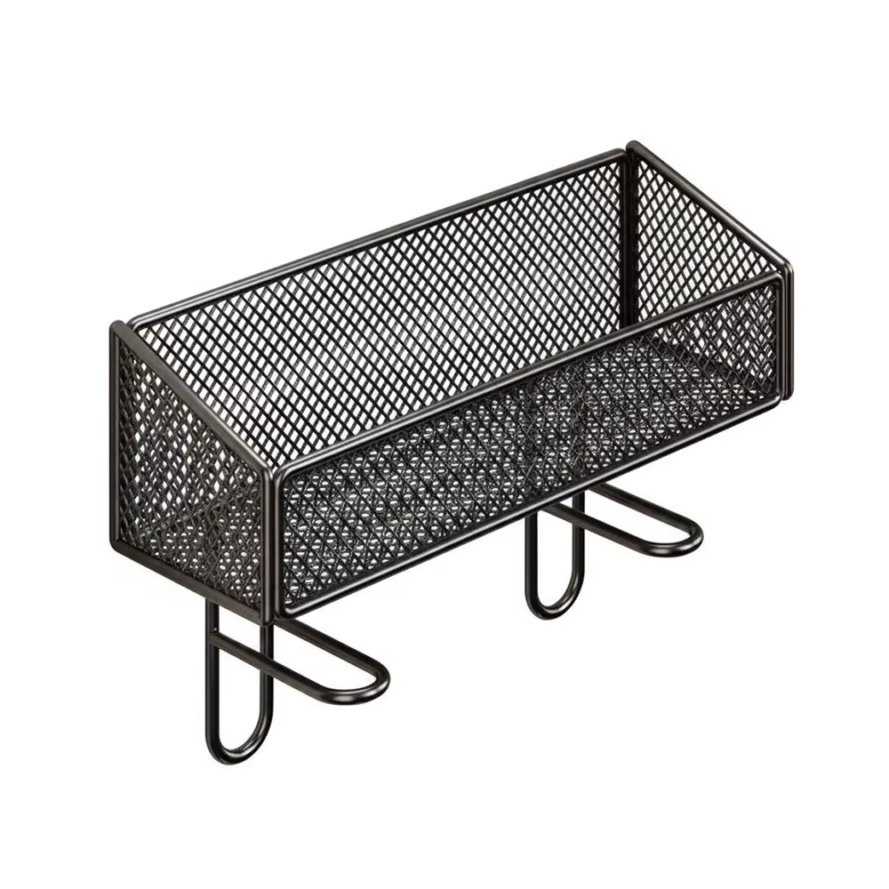 Étagère de toilette multifonctionnelle en fer noir et blanc, organisateur de rangement pour toilette