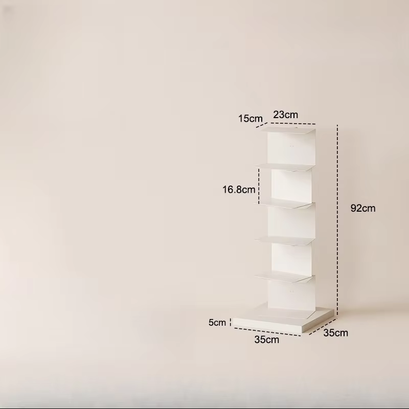 Bibliothèque ciel invisible et étroite, du sol au plafond, coin de salon, créative, suspendue, pour 