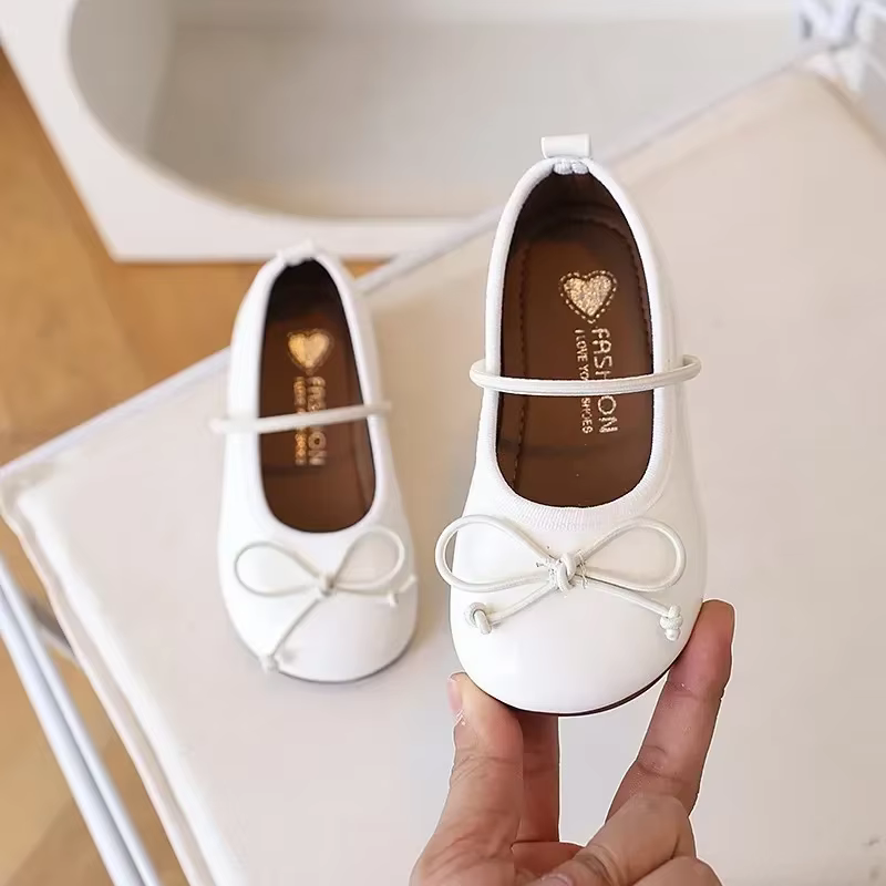 Chaussures en cuir pour filles, nouvelle mode de printemps, Style coréen, souples, antidérapantes, p