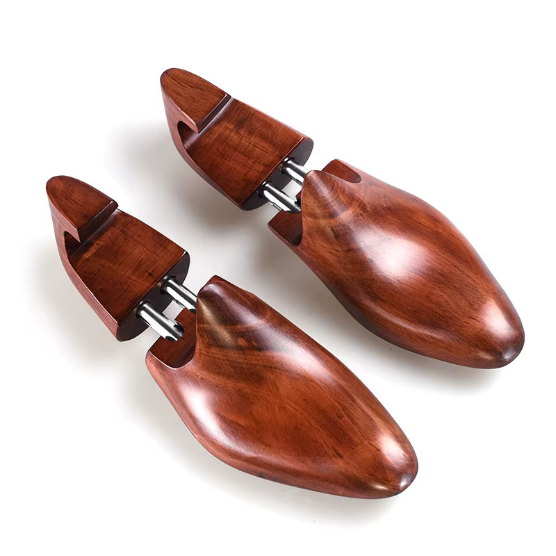 Supports de chaussures télescopiques réglables en bois, épingles durables anti-rides et non déformab