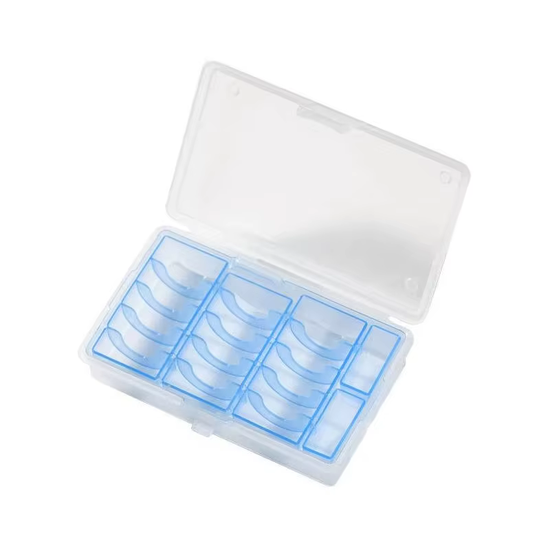 Boîte de rangement de pièces de monnaie multifonctionnelle, avec étui intérieur bleu ou noir, pour l
