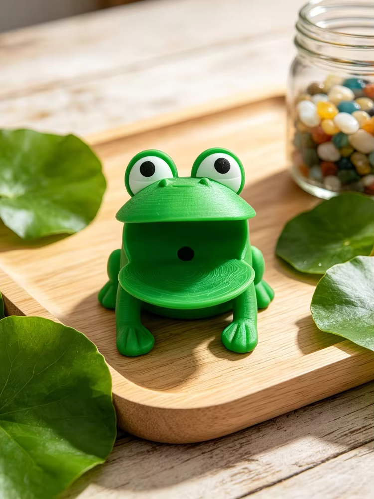 1 support de rangement en forme de grenouille pour éponges, support pour brosses à vaisselle de cuis