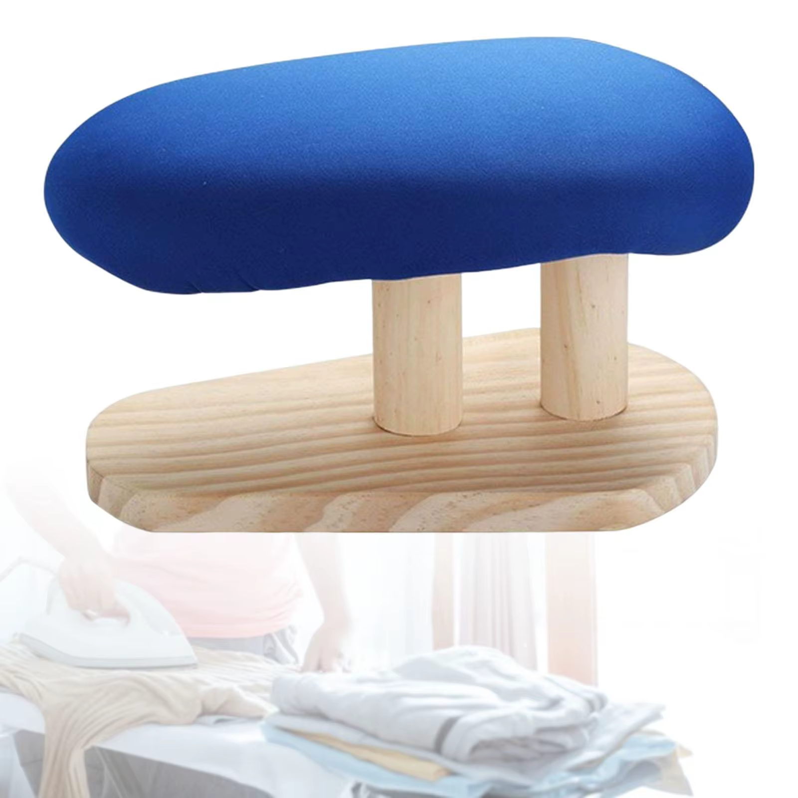Planche à repasser domestique en bois massif, tabouret à manches longues, petite Table épaisse pour 