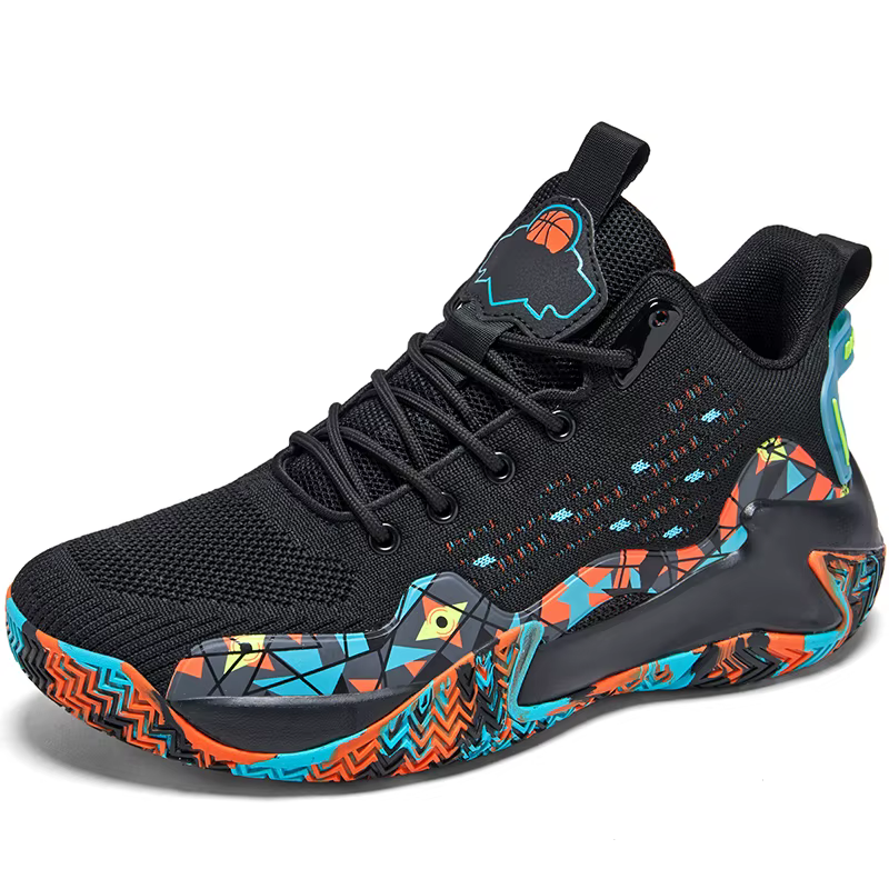 Chaussures de basket-ball pour hommes, respirantes, amortissantes, antidérapantes, résistantes à l'u