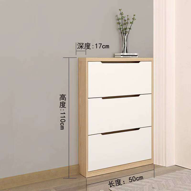 Meuble à chaussures moderne en bois pour salon, hôtel, chambre et bureau - Organisateur de rangement